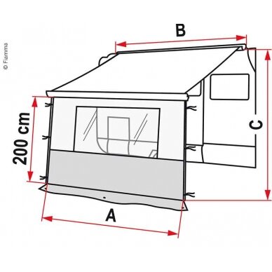 Sandarinimo juosta Rain Guard furgonui F40 1