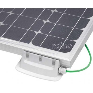 Saulės energijos laikymo rinkinys, 4 rinkinys su integruotu stogo kanalu, pilka 2