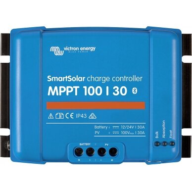 Saulės valdiklis MPPT SmartSolar 100/30 Saulės valdiklis MPPT SmartSolar 100/30