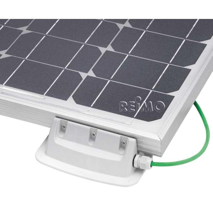 Saulės energijos laikymo rinkinys, 4 rinkinys su integruotu stogo kanalu, pilka 2