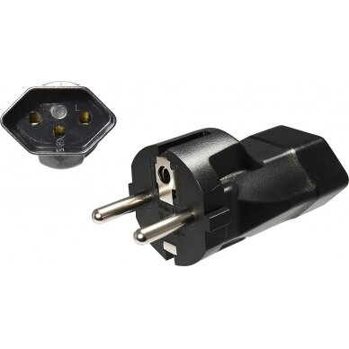 Schuko adapterio šveicariška versija Schuko adapterio šveicariška versija