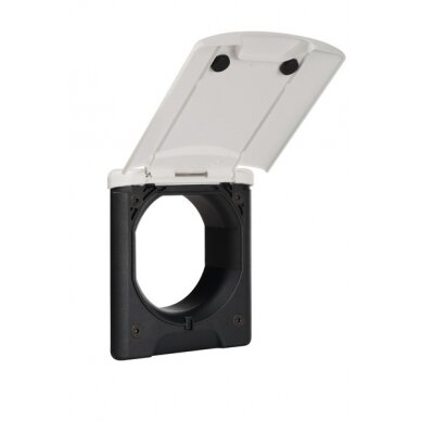 Serviso lizdo magnetas baltas 130x145mm, montavimo skersmuo 95mm Serviso lizdo magnetas baltas 130x145mm, montavimo skersmuo 95mm