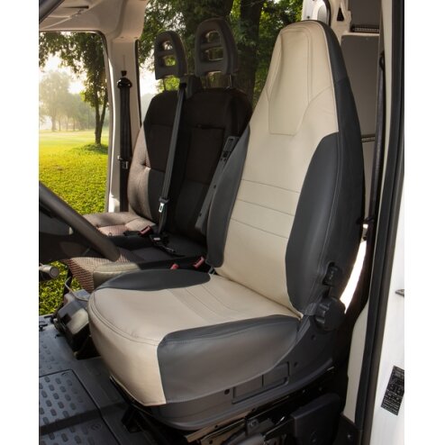 Sėdynės užvalkalas Fiat Ducato nuo 2014 pilkos/smėlio spalvos Sėdynės užvalkalas Fiat Ducato nuo 2014 pilkos/smėlio spalvos