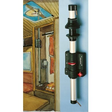 SHAPEG įleidžiamas stiebas HDM 135 1 SHAPEG įleidžiamas stiebas HDM 135 1