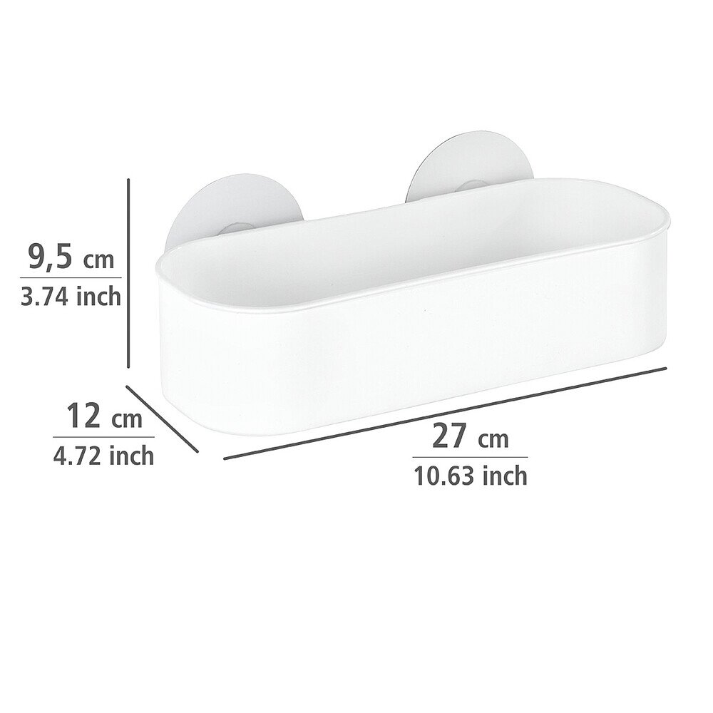 Sieninė lentyna Static-Loc® Osimo balta 1 Sieninė lentyna Static-Loc® Osimo balta 1
