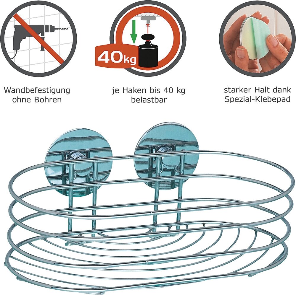 Sieninė lentyna Turbo-Loc, chromuota 1