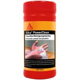 SikaPowerClean, dėžutė su 100 servetėlių SikaPowerClean, dėžutė su 100 servetėlių