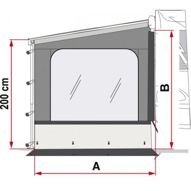 Side W Pro F45/F65/F80 šoninio skydelio montavimo aukštis 225-280cm 1 Side W Pro F45/F65/F80 šoninio skydelio montavimo aukštis 225-280cm 1