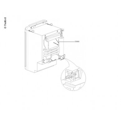 Šildymo kasetė AC 230V/220W Šildymo kasetė AC 230V/220W