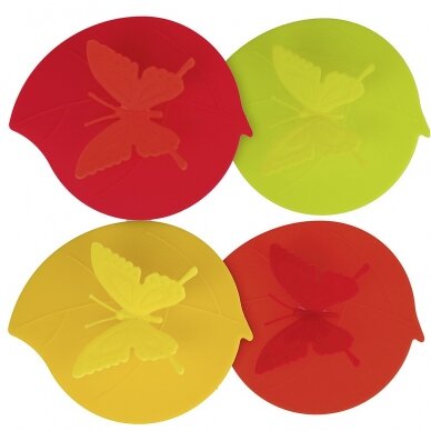 Silikoninis dangtelis Butterfly Rainbow 4 vnt. Silikoninis dangtelis Butterfly Rainbow 4 vnt.