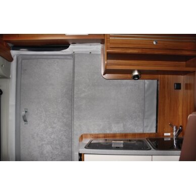 Šiluminės užuolaidos stumdomos durys šviesiai pilkos - Fiat Ducato X250/290, Peugeot Boxer / Jumper 2 Šiluminės užuolaidos stumdomos durys šviesiai pilkos - Fiat Ducato X250/290, Peugeot Boxer / Jumper 2