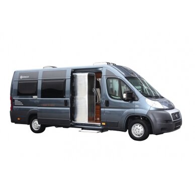 Šiluminės užuolaidos stumdomos durys šviesiai pilkos - Fiat Ducato X250/290, Peugeot Boxer / Jumper 1 Šiluminės užuolaidos stumdomos durys šviesiai pilkos - Fiat Ducato X250/290, Peugeot Boxer / Jumper 1