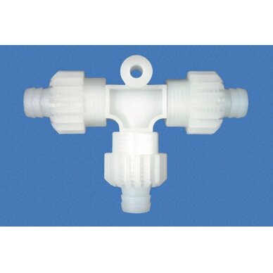Sistemos jungtis X-Fix 10mm T formos detalė Sistemos jungtis X-Fix 10mm T formos detalė