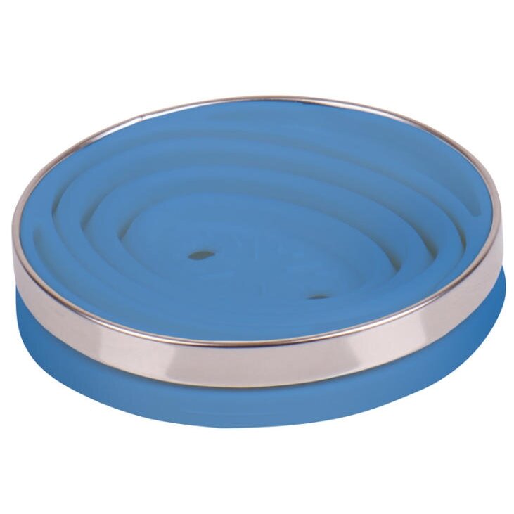 Silikoninis kavos filtro laikiklis, sulankstomas, Ø11cm, šviesiai mėlynas 1 Silikoninis kavos filtro laikiklis, sulankstomas, Ø11cm, šviesiai mėlynas 1