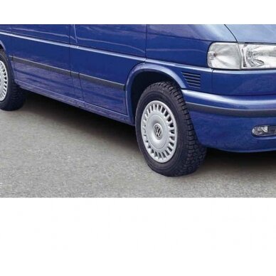 Šoninė apsauga VW T5 juoda - trumpa ratų bazė 1 Šoninė apsauga VW T5 juoda - trumpa ratų bazė 1
