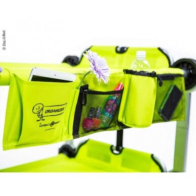 Šoninė kišenė „Disc-o-Bed Kids“ lovoms, žalios spalvos 1 Šoninė kišenė „Disc-o-Bed Kids“ lovoms, žalios spalvos 1