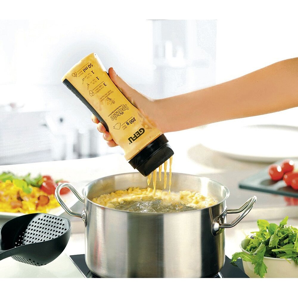 Spaetzle mišinys su 5 purkštukų dangteliu 1