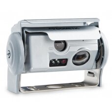 Spalvota dviguba kamera atbulinės eigos sistemoms RVS 594 ir 794 sidabro spalvos