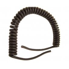 Spiralinis kabelis.2 x 1.5*3m juodas
