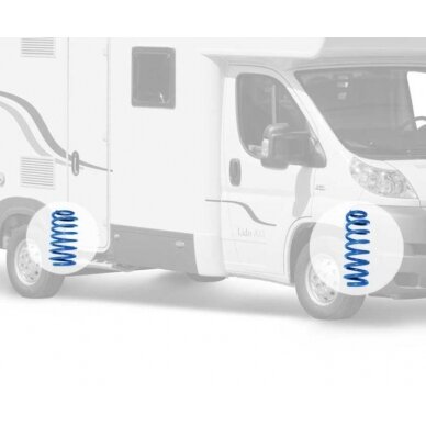Spyruoklės priekinei ašiai Ducato 250/ Boxer/ Jumper nuo 2006m. Spyruoklės priekinei ašiai Ducato 250/ Boxer/ Jumper nuo 2006m.