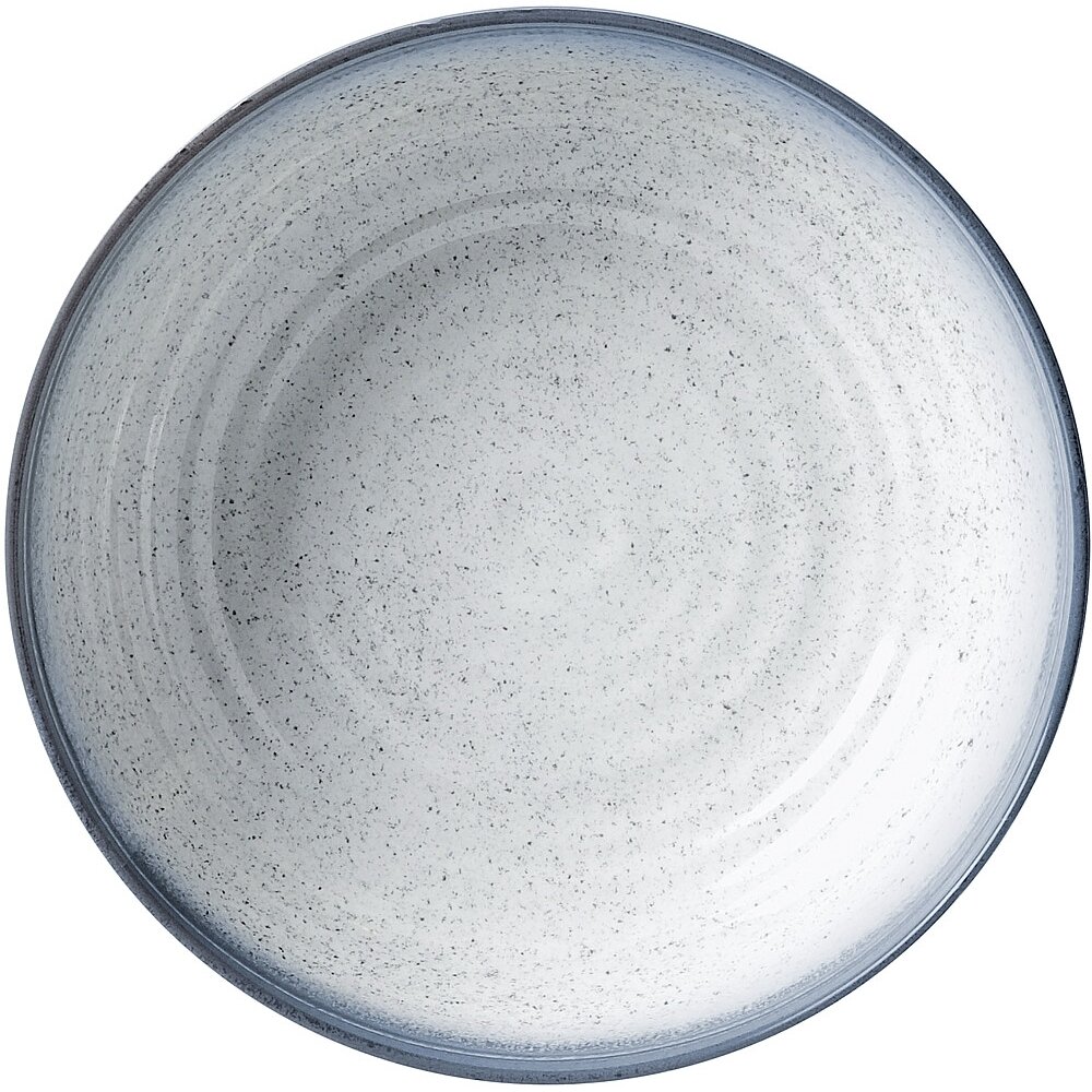 Sriubos lėkštė melamininė Toskana 21 cm kreminė/mėlyna