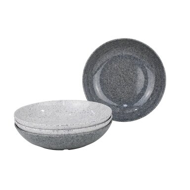 Sriubos lėkštė melaminas Classic Line Granite 4 vnt.
rinkinys