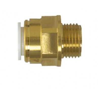 Sraigtinė jungtis 3/8"
Išorinis sriegis, žalvaris Sraigtinė jungtis 3/8"
Išorinis sriegis, žalvaris