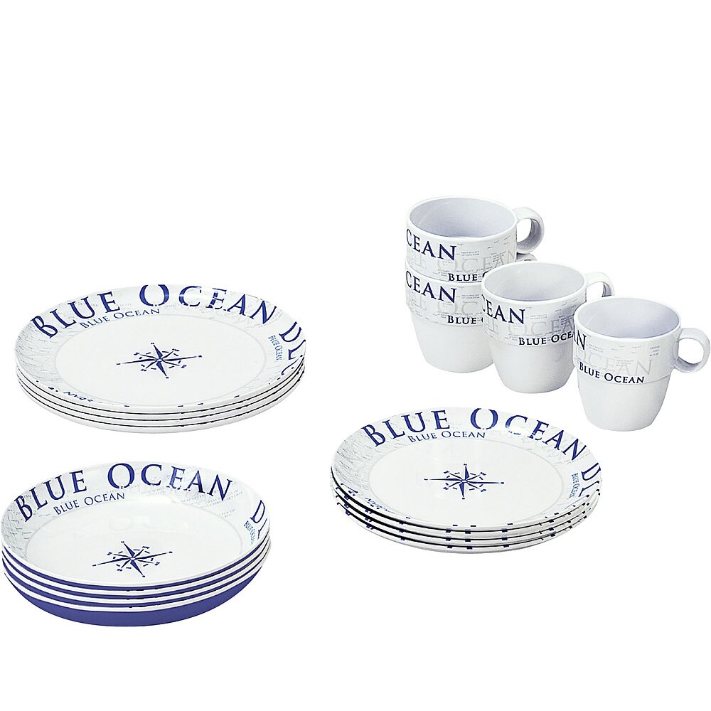 Stalo reikmenų rinkinys Blue Ocean 16 vnt.