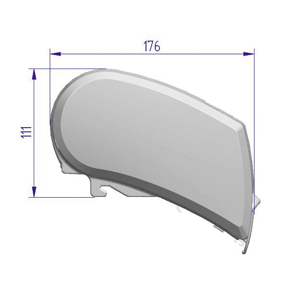 Stogo markizė 300x250cm Omnistor 9200 be variklio - korpusas baltas 4