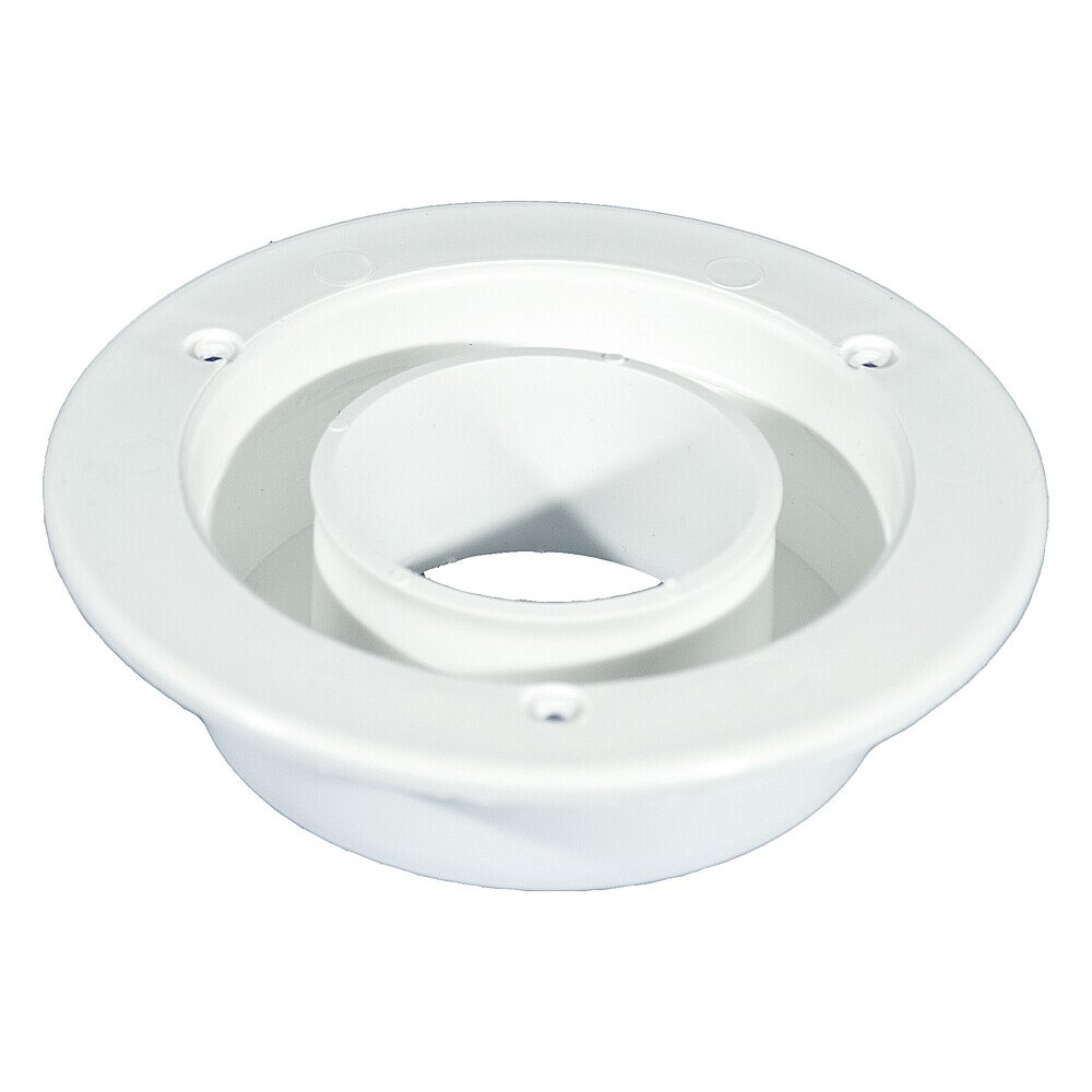 Stogo orlaidė su žarnos jungtimi 60 mm, balta 1 Stogo orlaidė su žarnos jungtimi 60 mm, balta 1