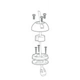 Stogo kanalas DS-H6 plastikinis 2-6m, horizontalus 1 Stogo kanalas DS-H6 plastikinis 2-6m, horizontalus 1