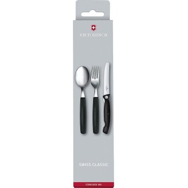 Stalo įrankių rinkinys SwissClassic 3 vnt.
juodas