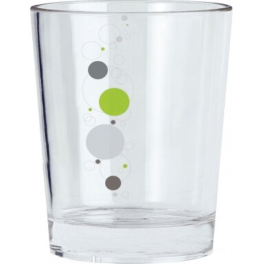 Stiklinė Space 300 ml skaidri/pilka/kalkė