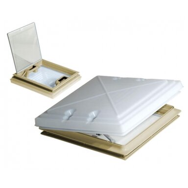 Stoglangis 400x400mm su matiniu stiklu ir tinkleliu nuo uodų