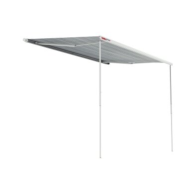 Stogo markizė F80 S 290x200cm giliai juodas korpusas, karališkai pilkas audinys Stogo markizė F80 S 290x200cm giliai juodas korpusas, karališkai pilkas audinys