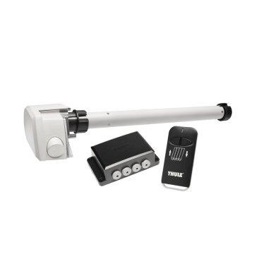 Stogo markizės su Thule Omnistor 9200 varikliu Stogo markizės su Thule Omnistor 9200 varikliu