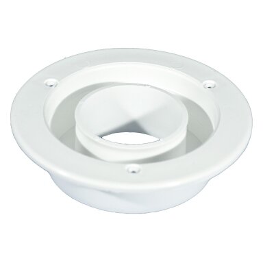 Stogo orlaidė su žarnos jungtimi 60 mm, balta Stogo orlaidė su žarnos jungtimi 60 mm, balta