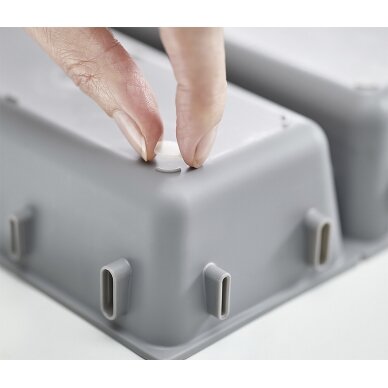 Stalčių tvarkyklės rinkinys Blox™ 7 dalių pilka / taupe 11 Stalčių tvarkyklės rinkinys Blox™ 7 dalių pilka / taupe 11