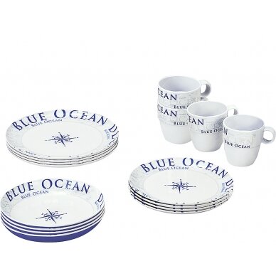 Stalo reikmenų rinkinys Blue Ocean 16 vnt. Stalo reikmenų rinkinys Blue Ocean 16 vnt.