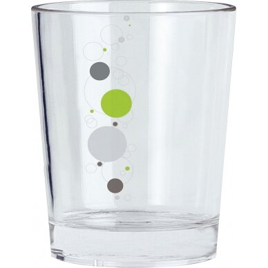 Stiklinė Space 300 ml skaidri/pilka/kalkė Stiklinė Space 300 ml skaidri/pilka/kalkė