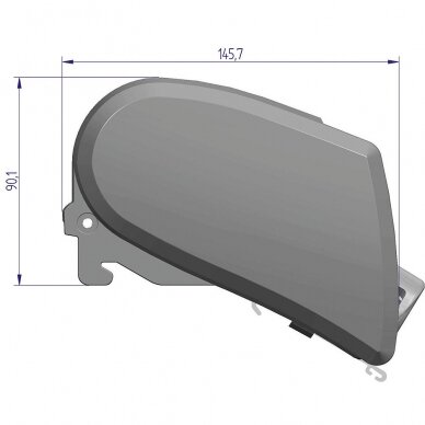 Markizė Omnistor 6300 su 12 V varikliu korpuso spalva sidabro 10 Markizė Omnistor 6300 su 12 V varikliu korpuso spalva sidabro 10