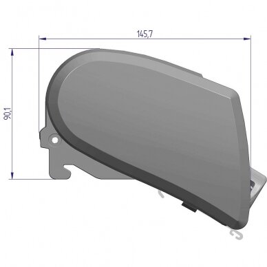 Markizė Omnistor 6300 su 12V varikliu korpuso spalva balta 3 Markizė Omnistor 6300 su 12V varikliu korpuso spalva balta 3