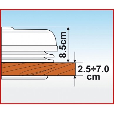Stoglangis 50x50 baltas su roletu 2