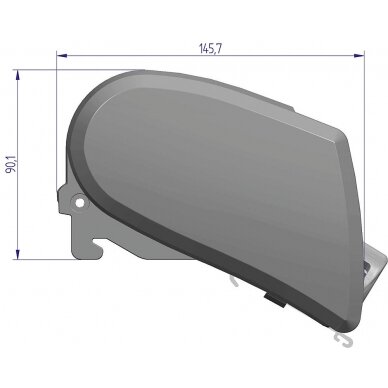 Stogo markizė Omnistor 6300 260x200cm korpuso spalva balta 4 Stogo markizė Omnistor 6300 260x200cm korpuso spalva balta 4