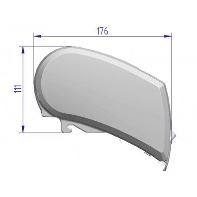 Stogo markizė 300x250cm Omnistor 9200 be variklio - korpusas baltas 4 Stogo markizė 300x250cm Omnistor 9200 be variklio - korpusas baltas 4