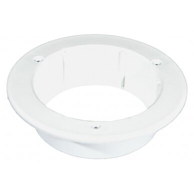Stogo orlaidė su žarnos jungtimi 80 mm, balta 1 Stogo orlaidė su žarnos jungtimi 80 mm, balta 1