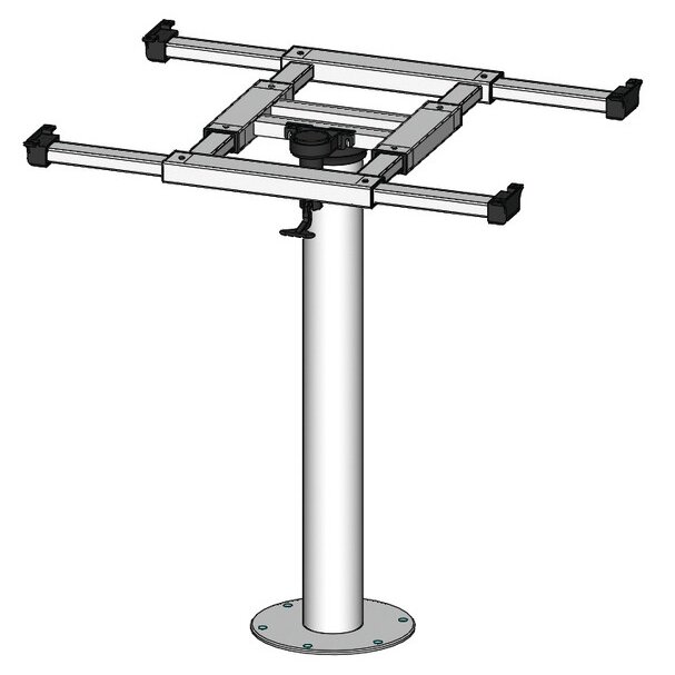 Stalo kolona su sukimo ir poslinkio H730mm Alu Stalo kolona su sukimo ir poslinkio H730mm Alu