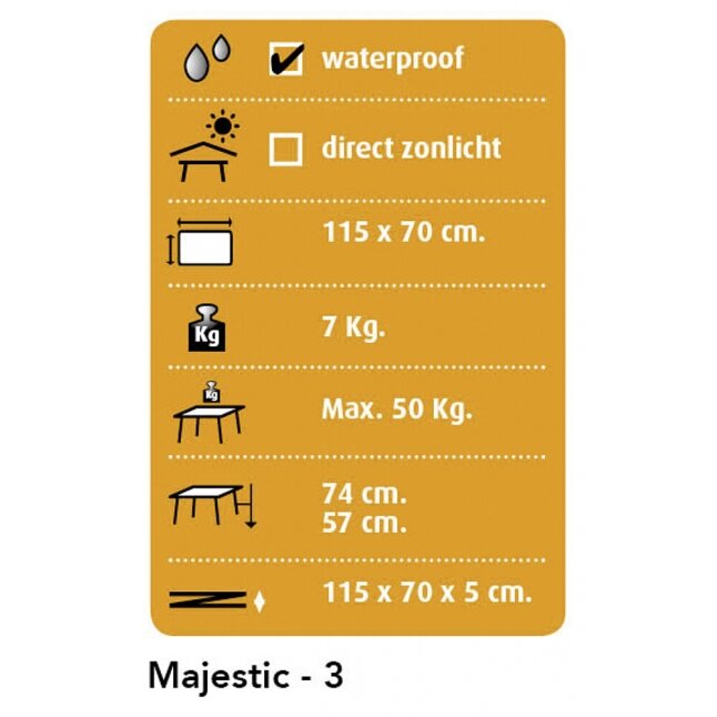 Stalas Majestic Elegant 1 Stalas Majestic Elegant 1