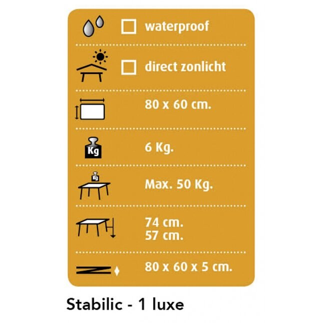 Staliukas Stabiliukas Luxe 80x60 cm 1 Staliukas Stabiliukas Luxe 80x60 cm 1