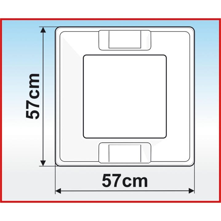 Stoglangis 50x50 baltas su roletu 3 Stoglangis 50x50 baltas su roletu 3